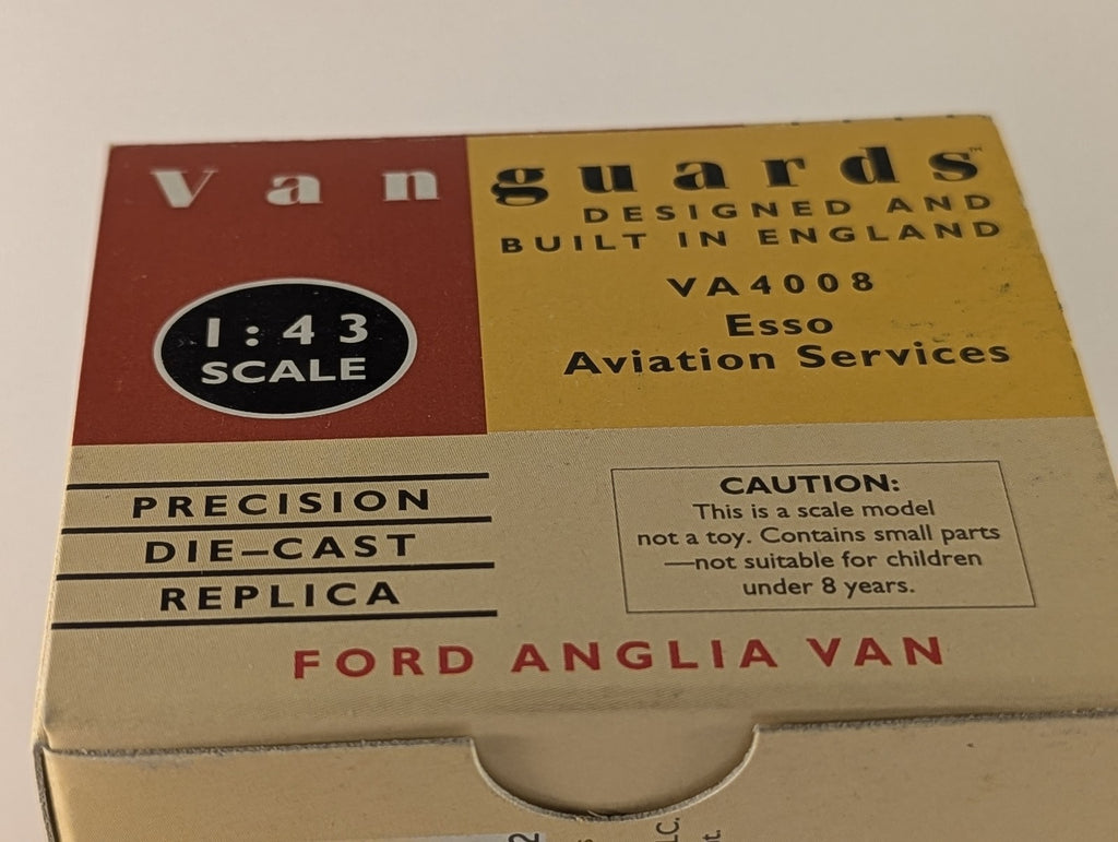 Vanguards 1:43 Ford Anglia Van Die-cast Vehicle Esso Aviation Services VA4008