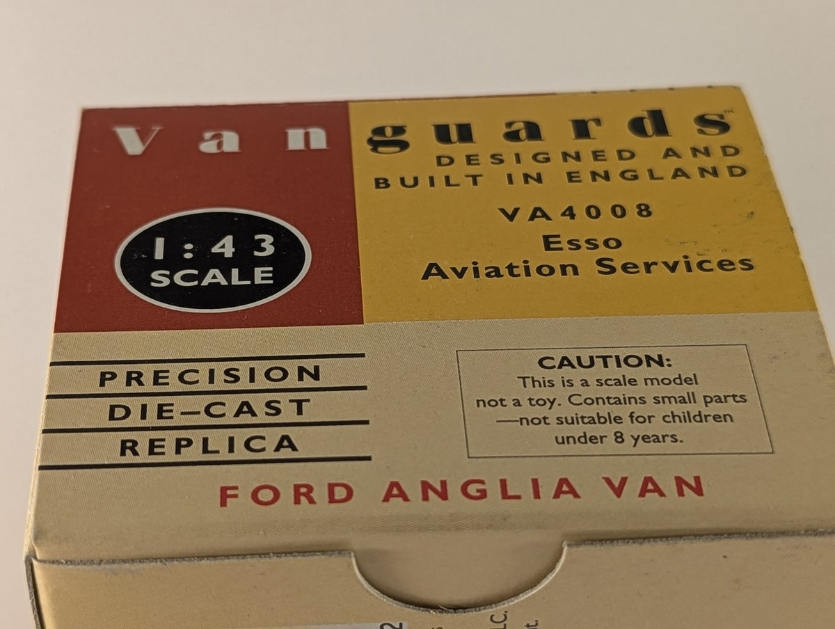 Vanguards 1:43 Ford Anglia Van Die-cast Vehicle Esso Aviation Services VA4008