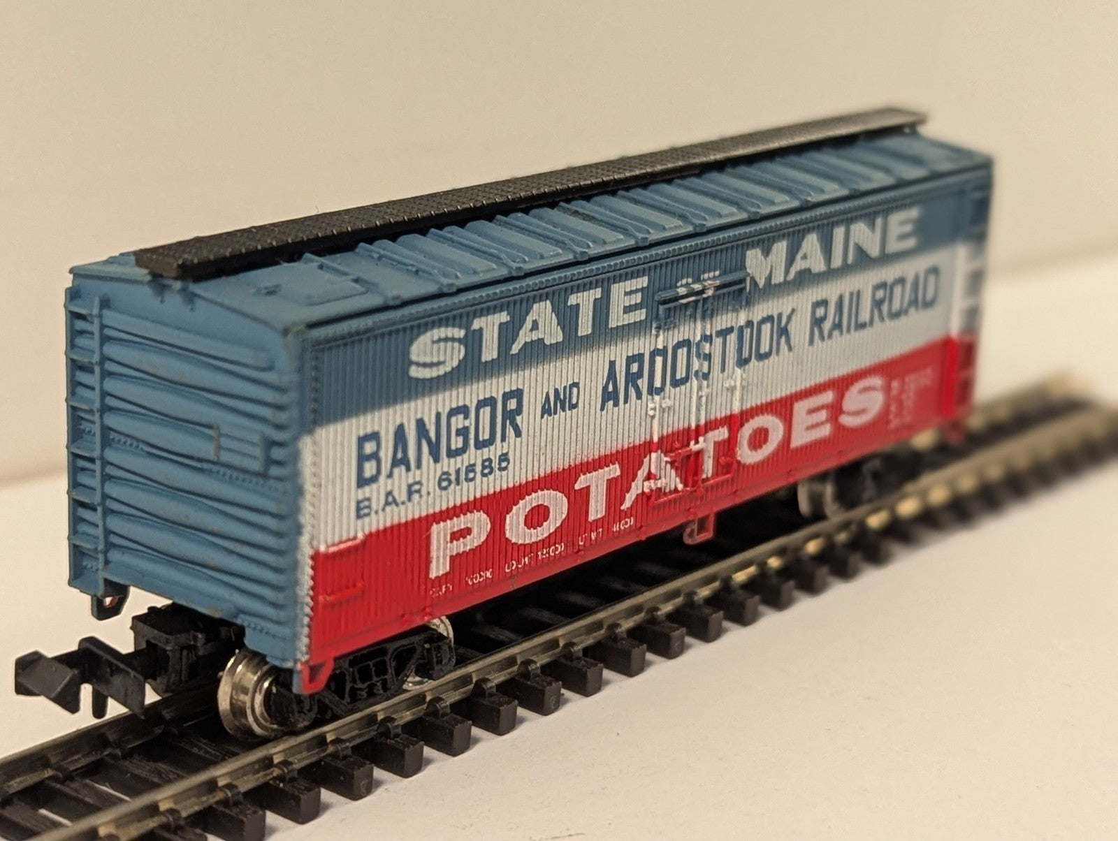 Bachmann Bangor & Aroostook State of Maine Potatoes Box Car N Gauge