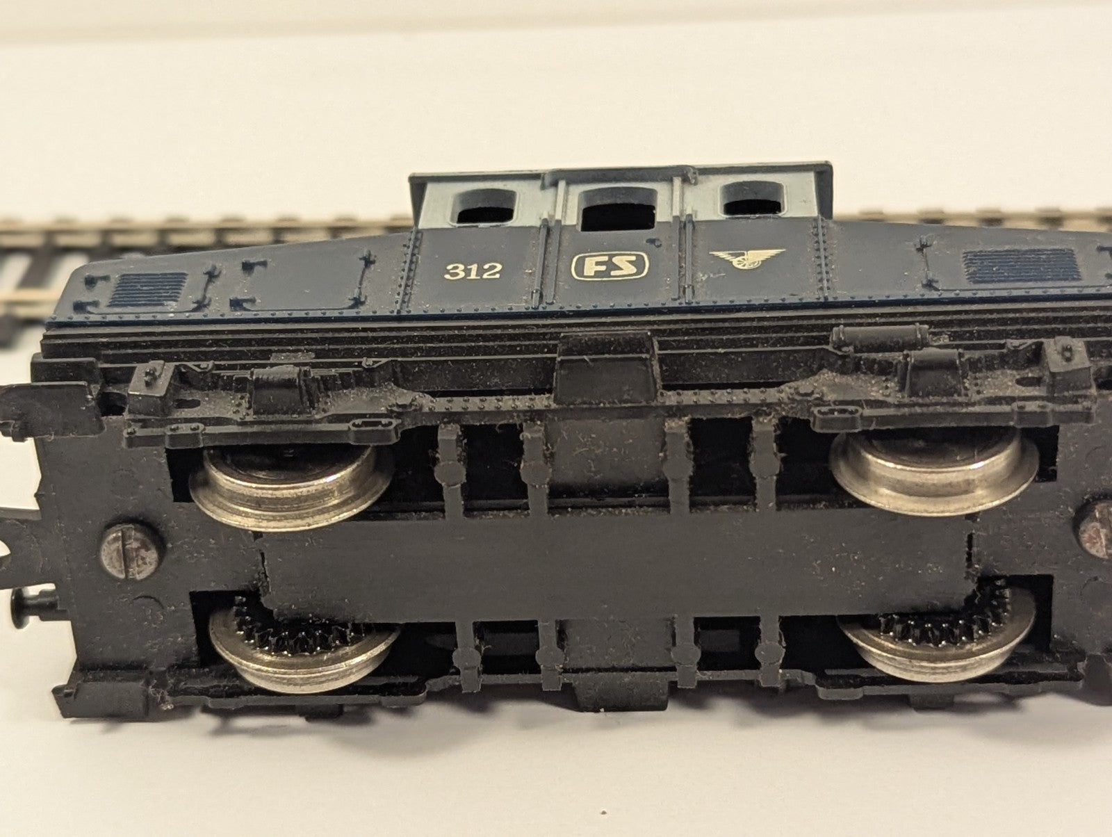 Lima HO Scale FS Class 312 Shunter Diesel Locomotive FS Blue and Green