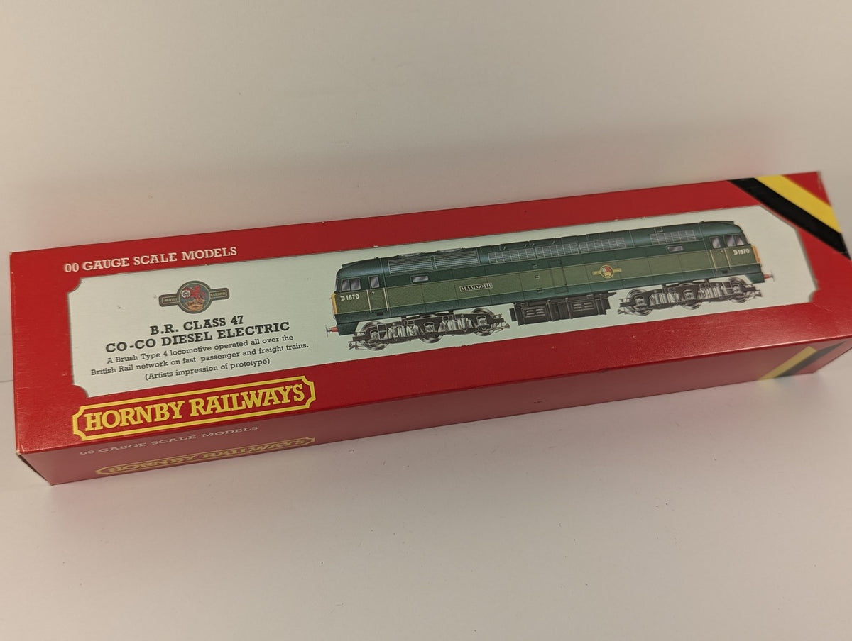 Hornby OO Gauge Class 47 'Mammoth' Diesel Locomotive D1670 BR Two-Tone Green