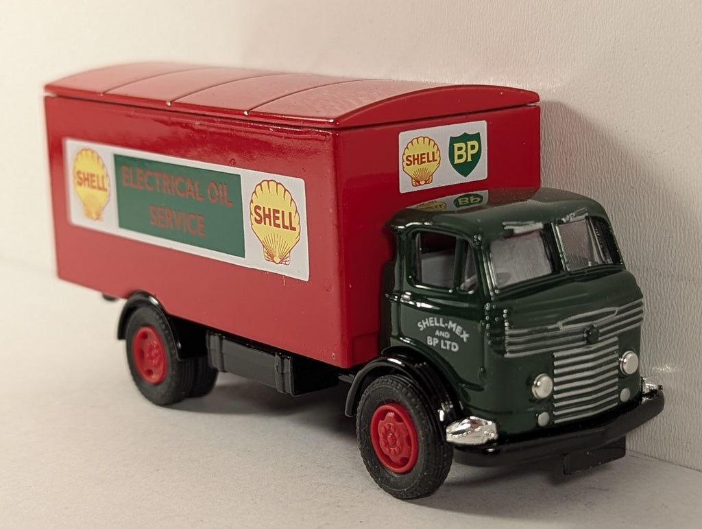 Vanguards 1:64 Commer Boxback Shell Electrical Oil Service Commercial Vehicle