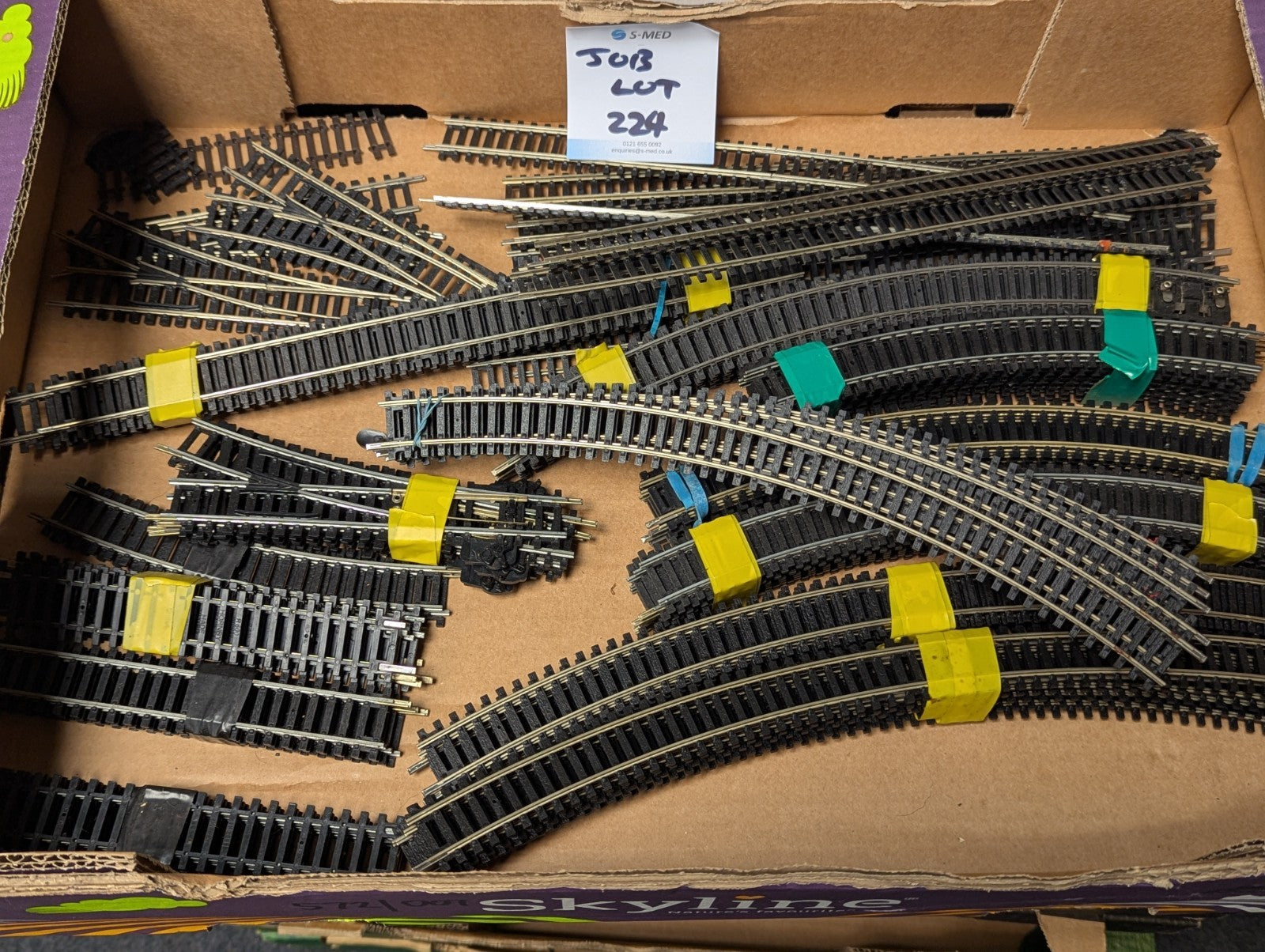Hornby OO Gauge Job Lot of Model Railway Track - Needs Cleaning