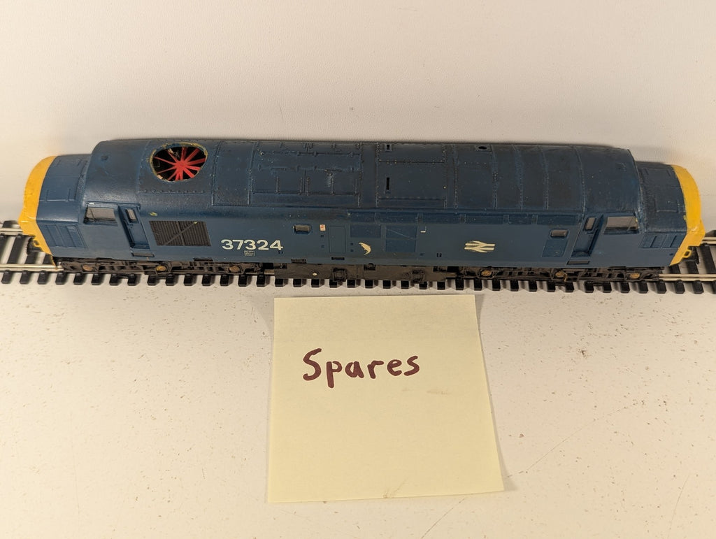 Lima OO Gauge Class 37 Diesel Locomotive 37324 BR Blue 205220 Spares or Repair