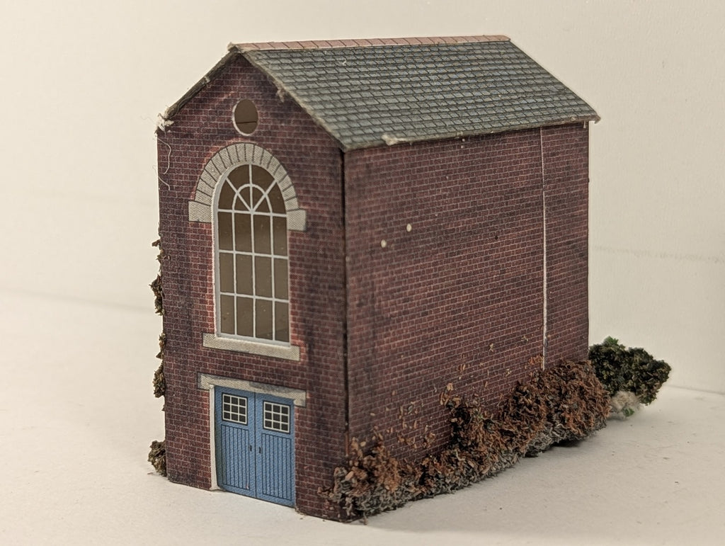 Metcalfe N Gauge Industrial Boiler House Building Red Brick PO282