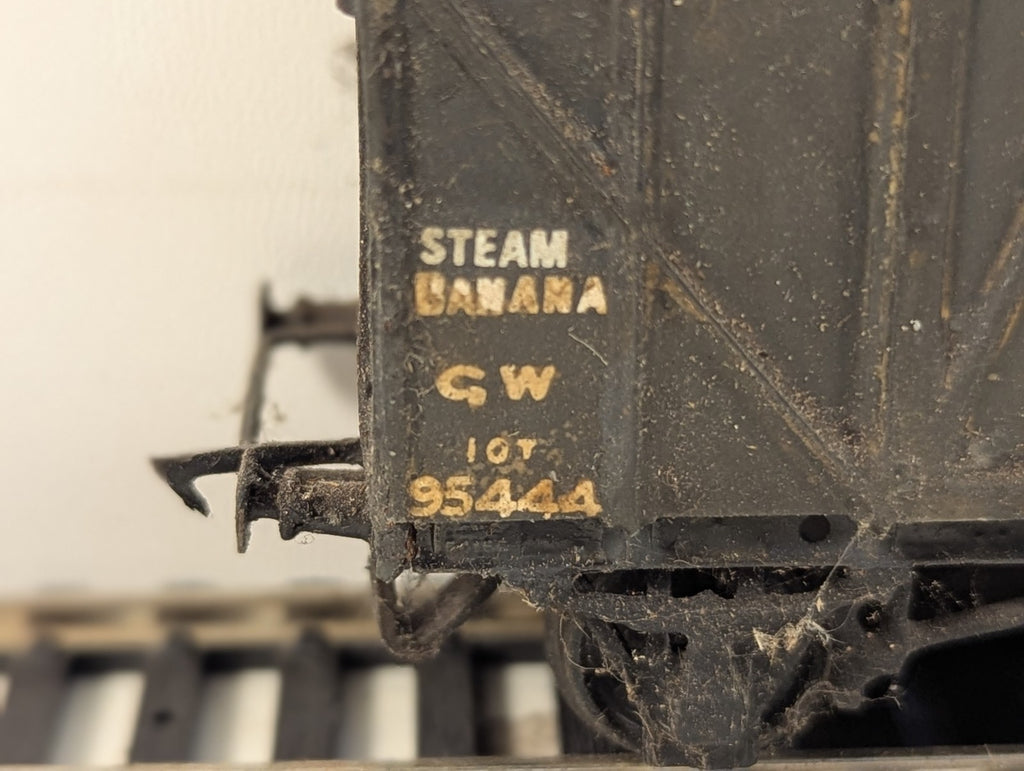 Kit Built OO Gauge GWR 10t Steam Banana Van Goods Wagon 95444 GWR Grey