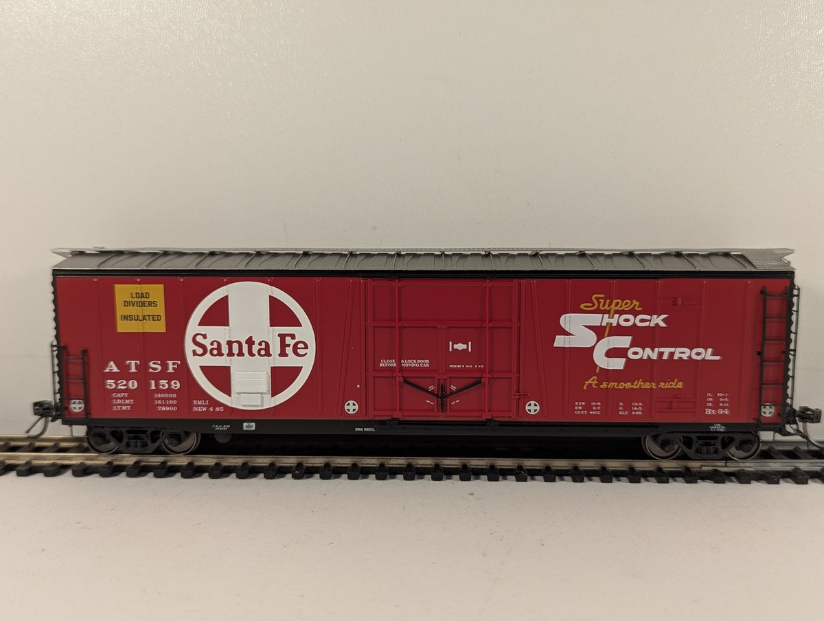 Moloco HO Scale Topeka Shops 50ft Bx-94 Boxcar 520159 ATSF Red (Santa Fe)