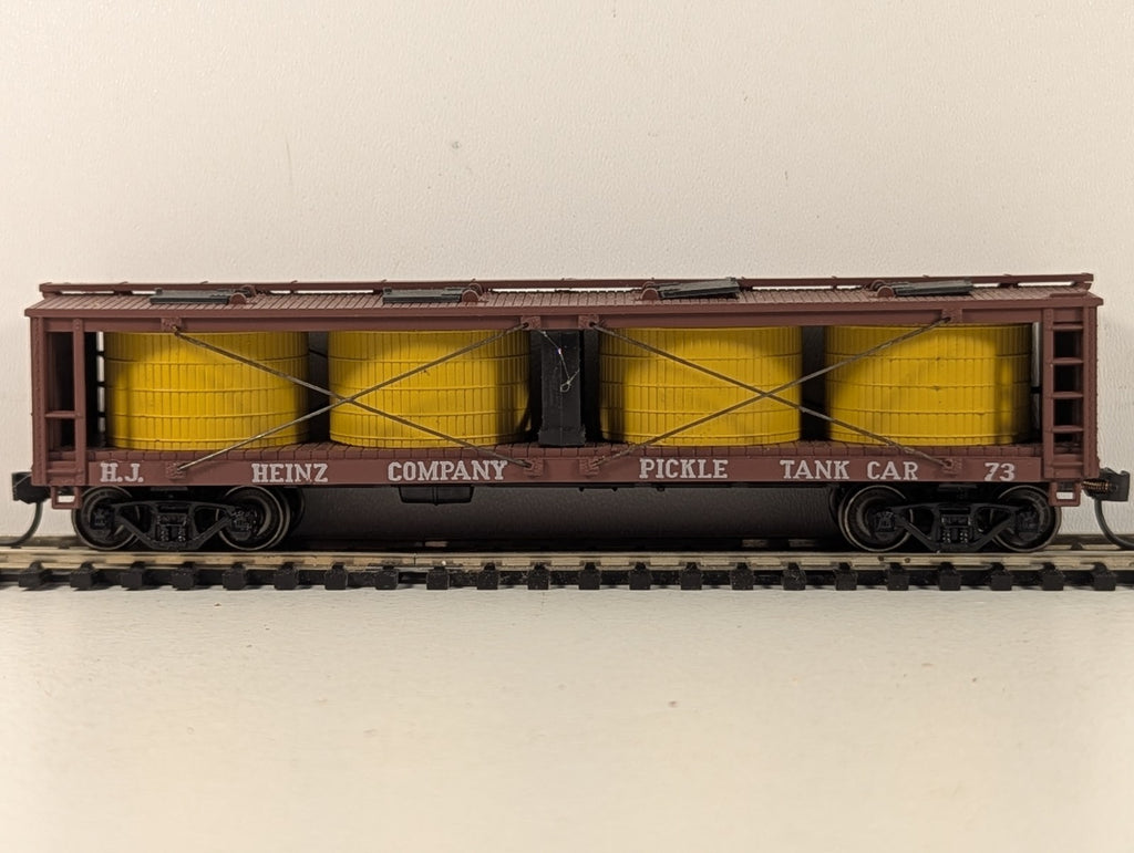 Athearn HO Gauge Heinz Pickle Car with Tanks Goods Wagon 73 1475