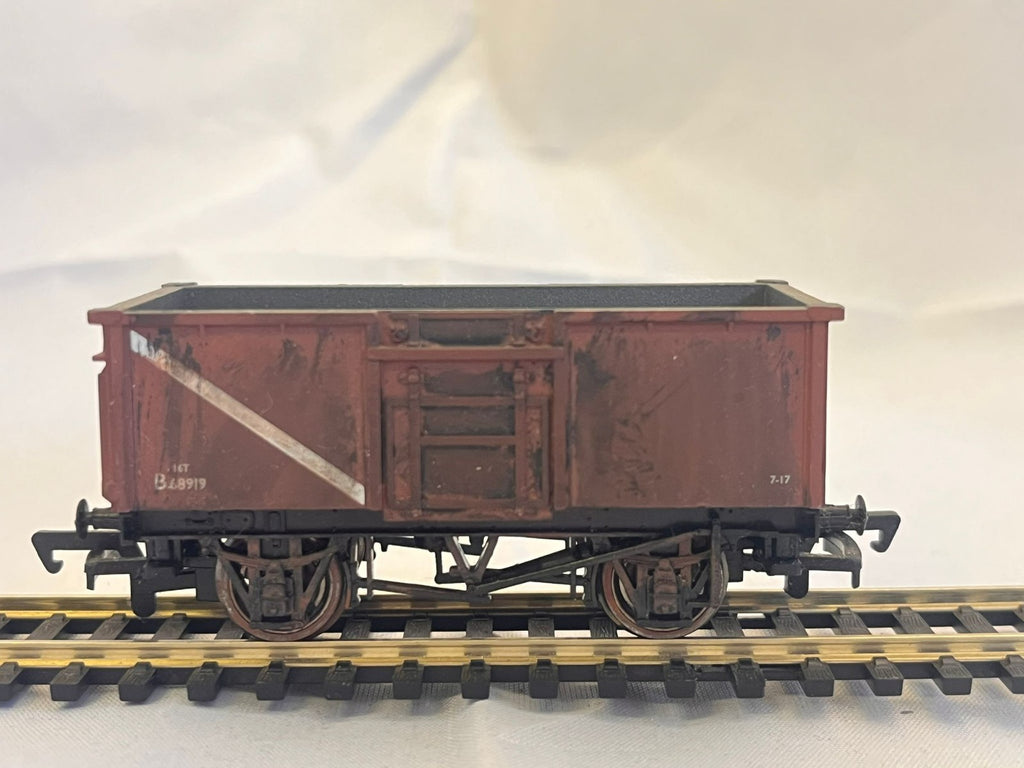 Bachmann Branchline OO Gauge BR 16T Steel Mineral Wagon Bauxite Weathered