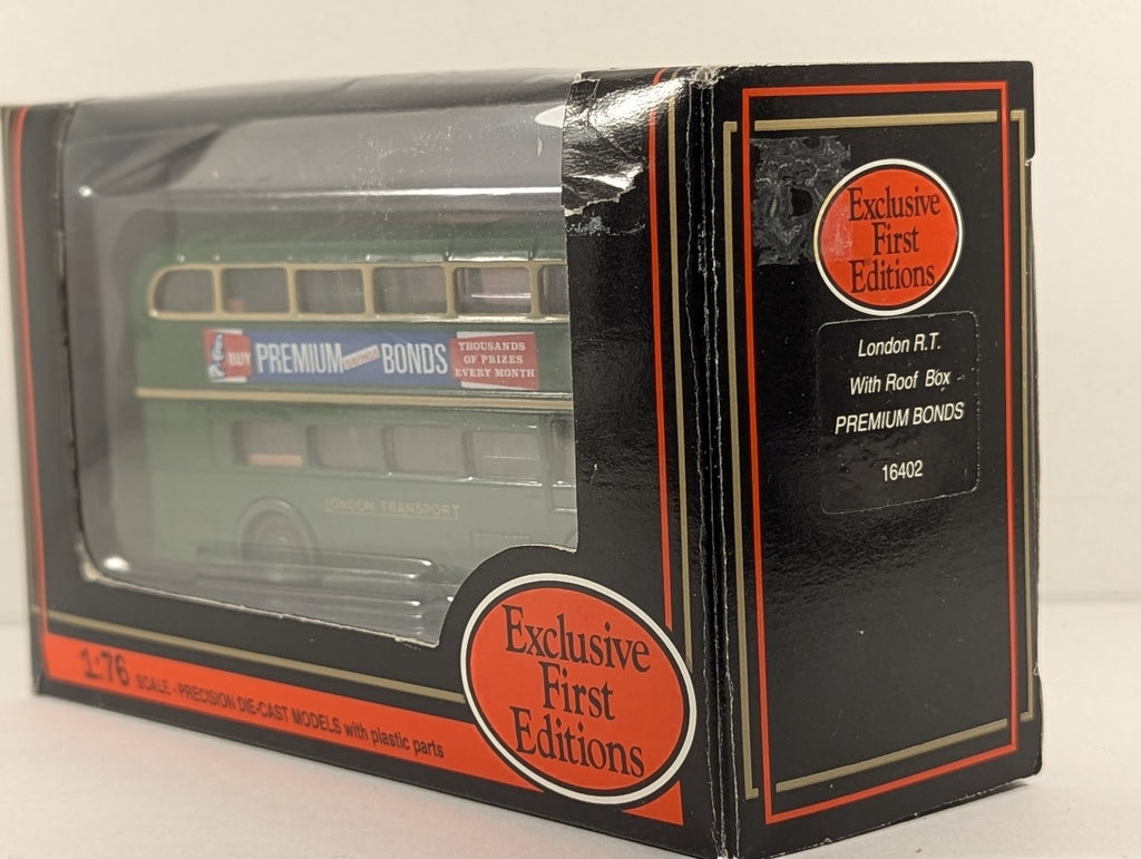 Exclusive First Editions 1:76 London R.T. With Roof Box Bus RT 602