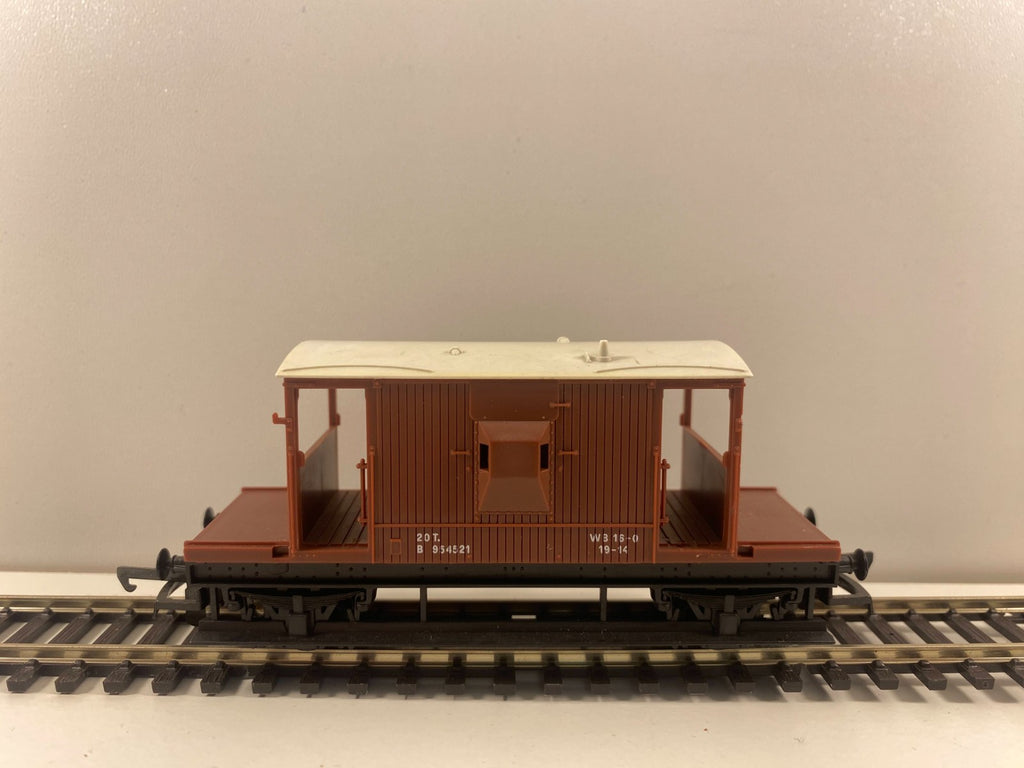 Lima 305620W BR 20-Ton Brake Van No. B954521 – Brown – OO Gauge