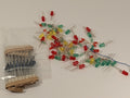 Assorted LEDs and Resistors Electronic Components