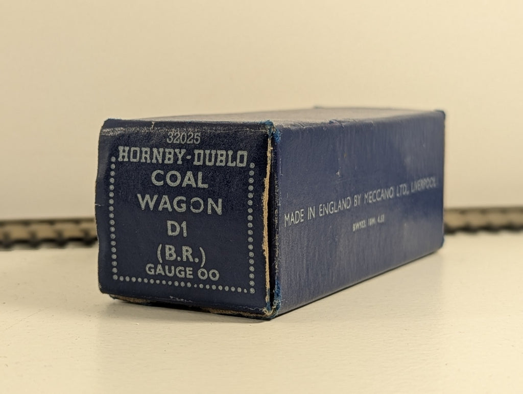 Hornby Dublo 32025 OO Gauge D1 Coal Wagon with Coal Load - Boxed