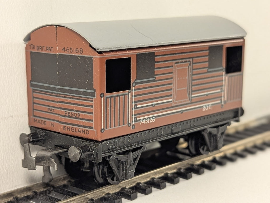Trix Twin Railway OO Gauge Goods Brake Van Goods Wagon 743126 BR Bauxite 651