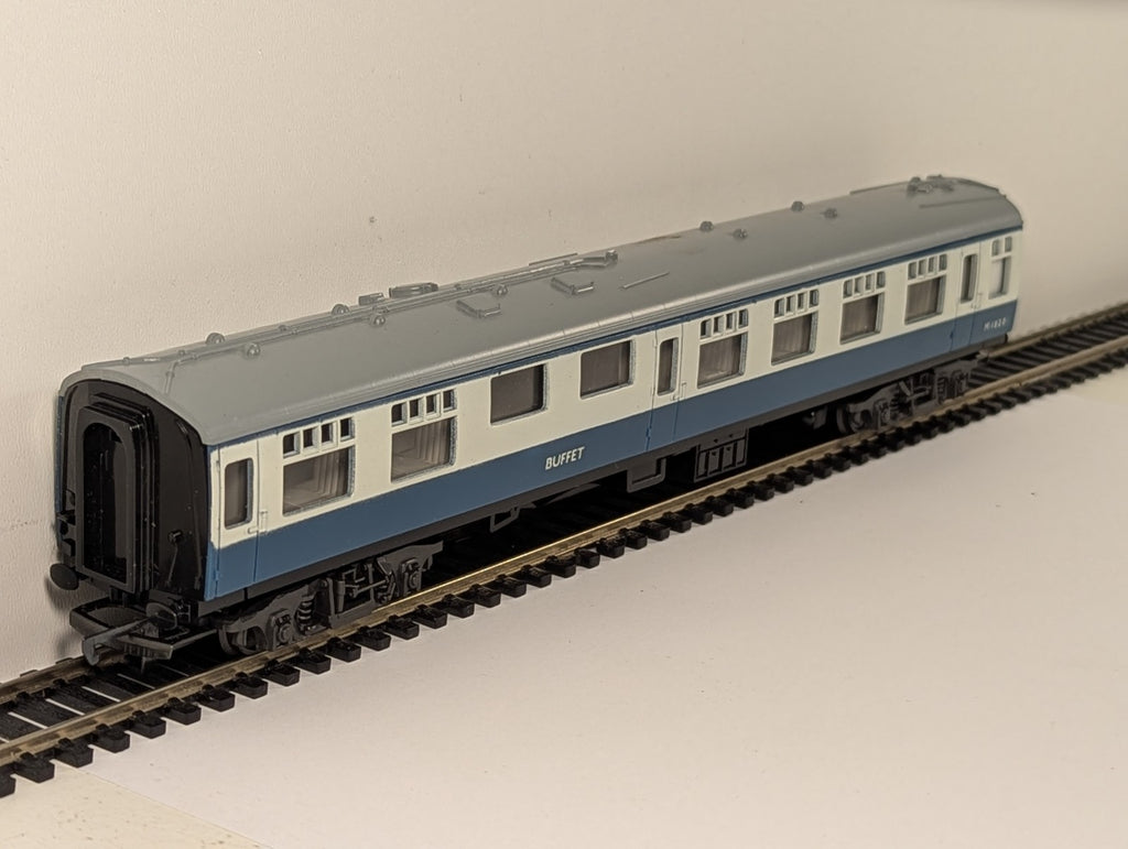 Trix M1820 BR Mk1 Miniature Buffet Coach Blue Grey OO Gauge Boxed