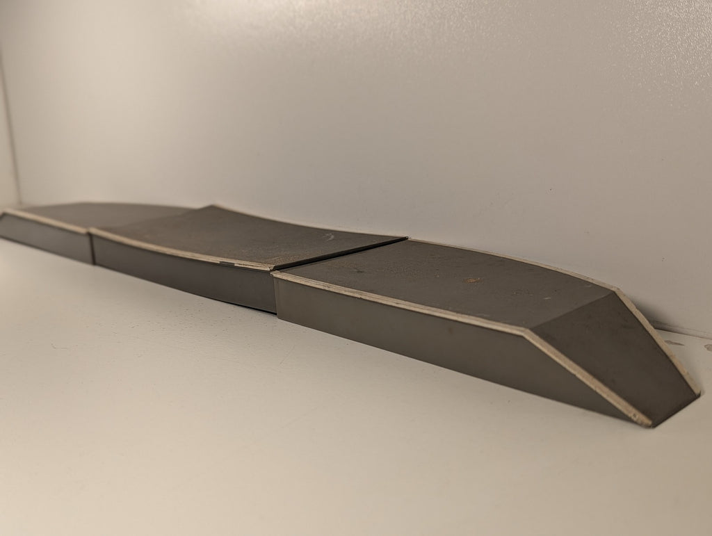 Tri-ang OO Gauge Curved Station Platform Sections Scenic & Buildings Grey R63