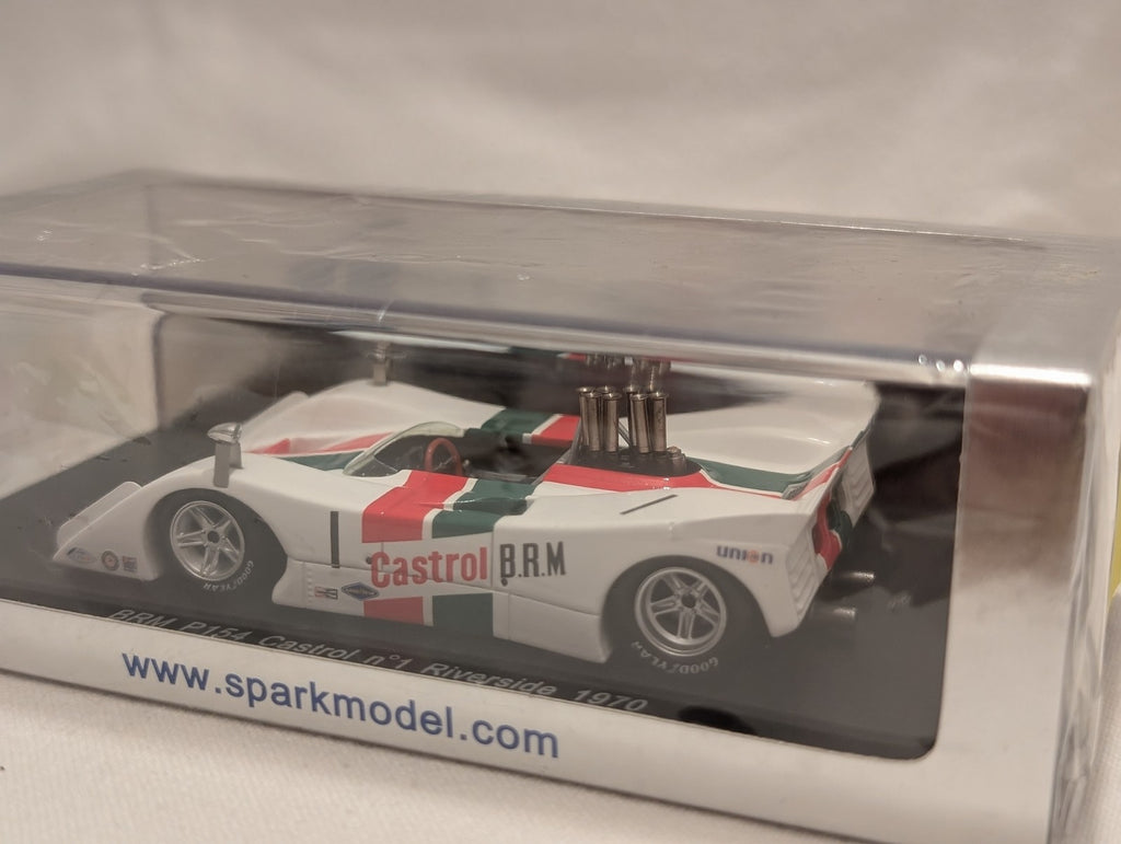 Spark 1:43 BRM P154 Castrol n°1 Riverside 1970 Model Car