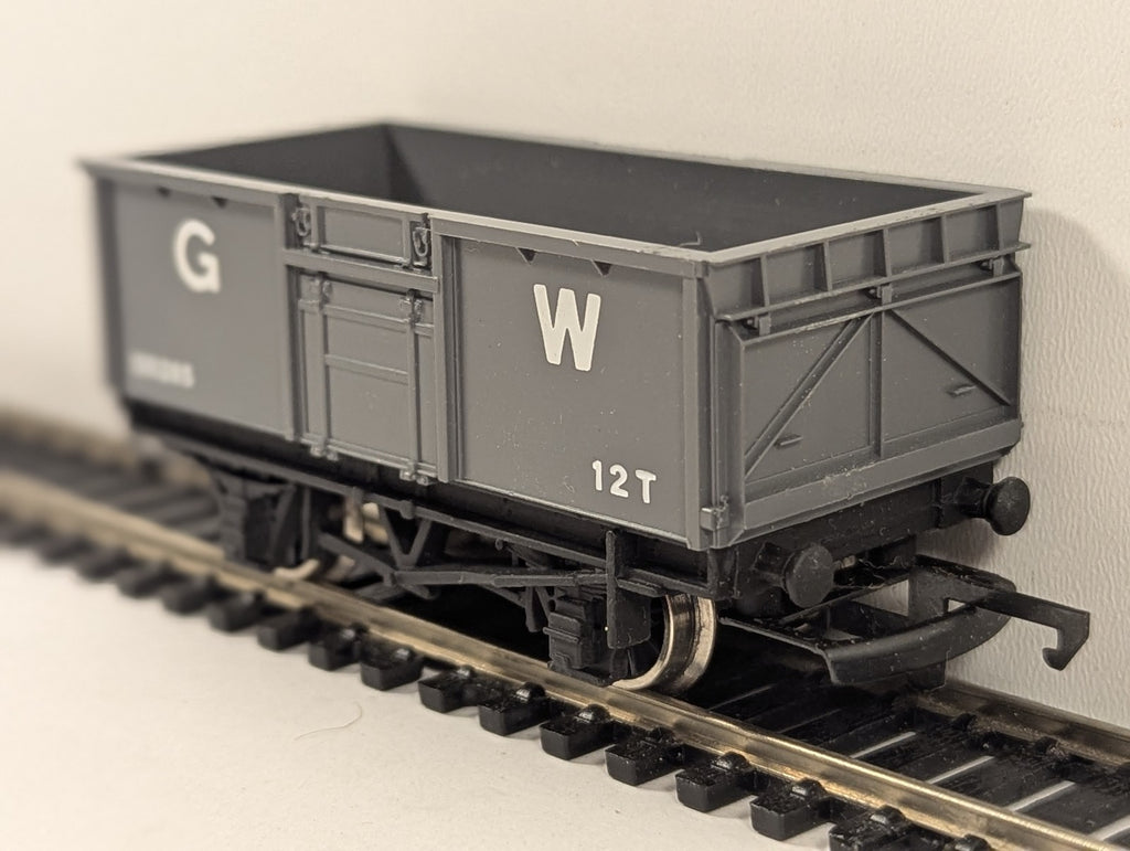 Wrenn OO Gauge 12T Steel Wagon Goods Wagon 110265 GWR Grey W5029