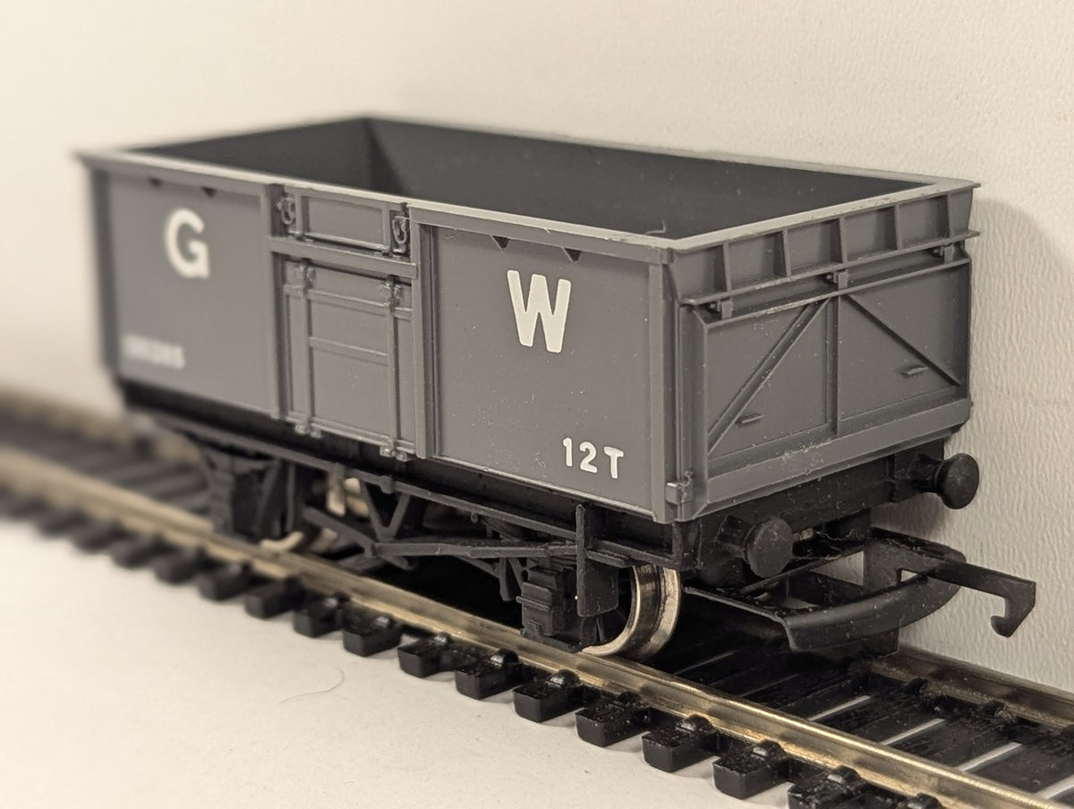 Wrenn OO Gauge 12T Steel Wagon Goods Wagon 110265 GWR Grey W5029