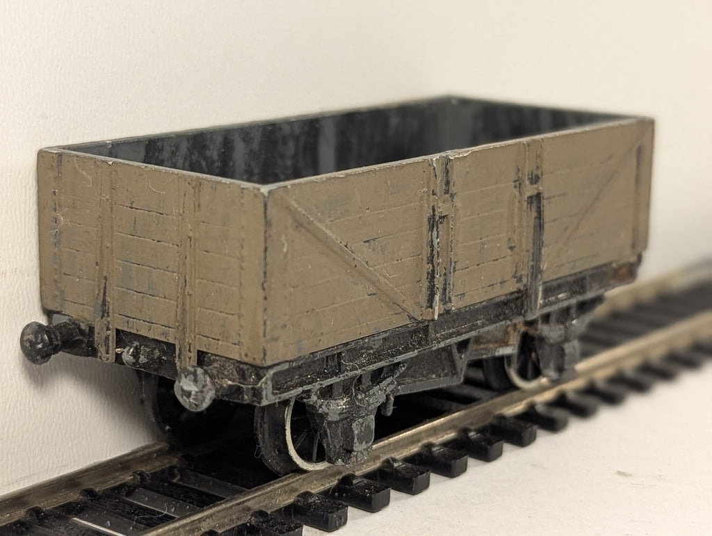 Hornby Dublo OO Gauge 5-Plank Open Wagon Goods Wagon Repainted Brown