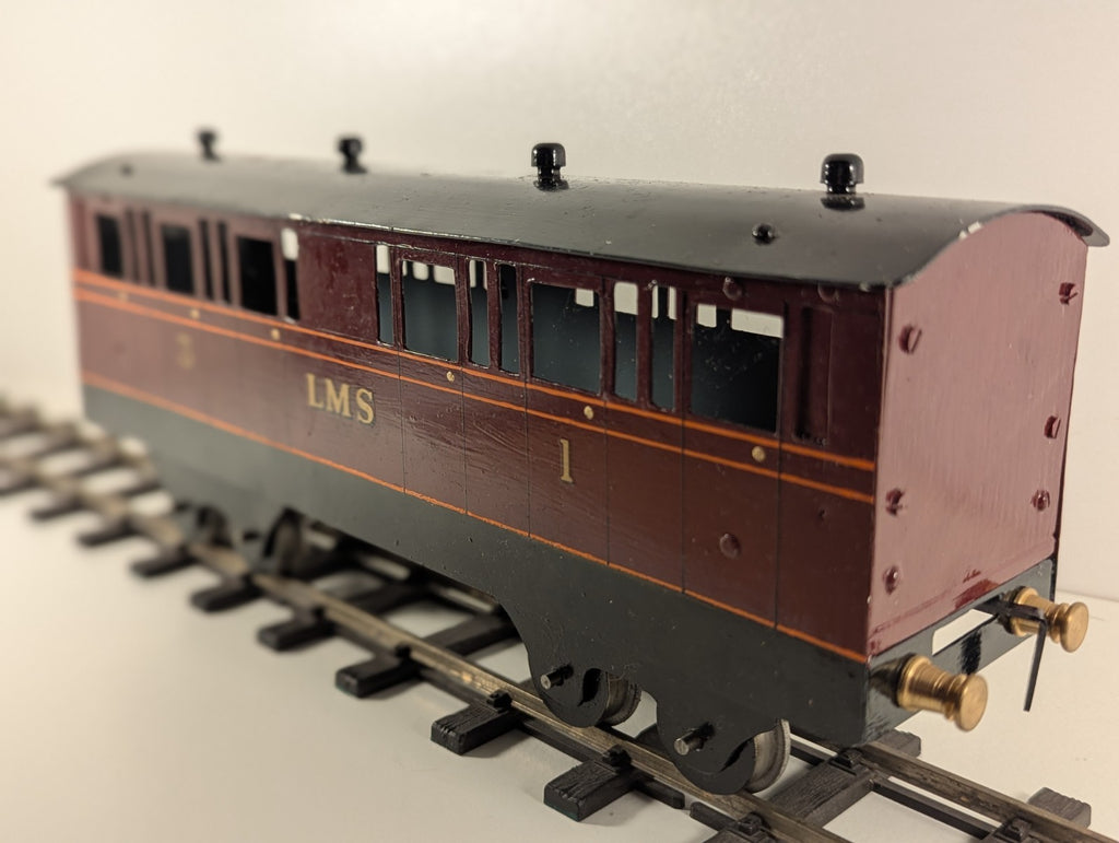 Metal Kitbuilt O Gauge LMS 1st / 3rd Composite Coach
