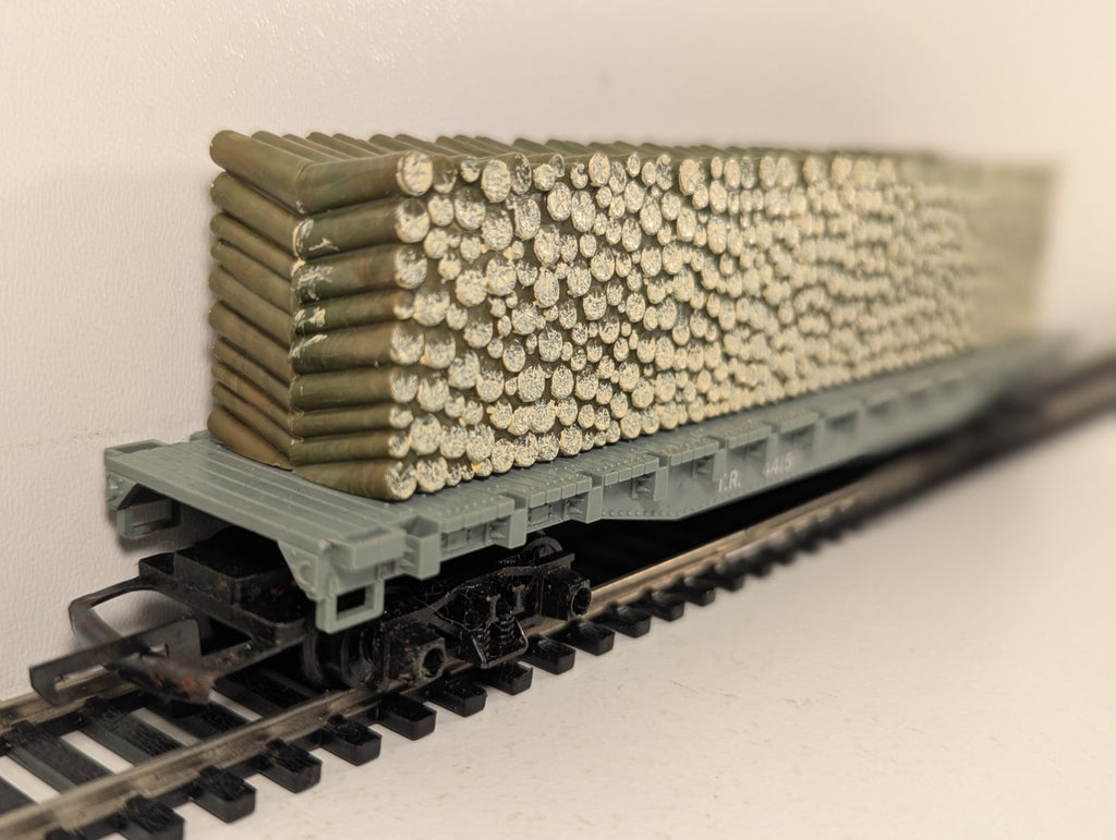 Tri-ang Hornby R235 Pulp Wood Car Wagon OO Gauge