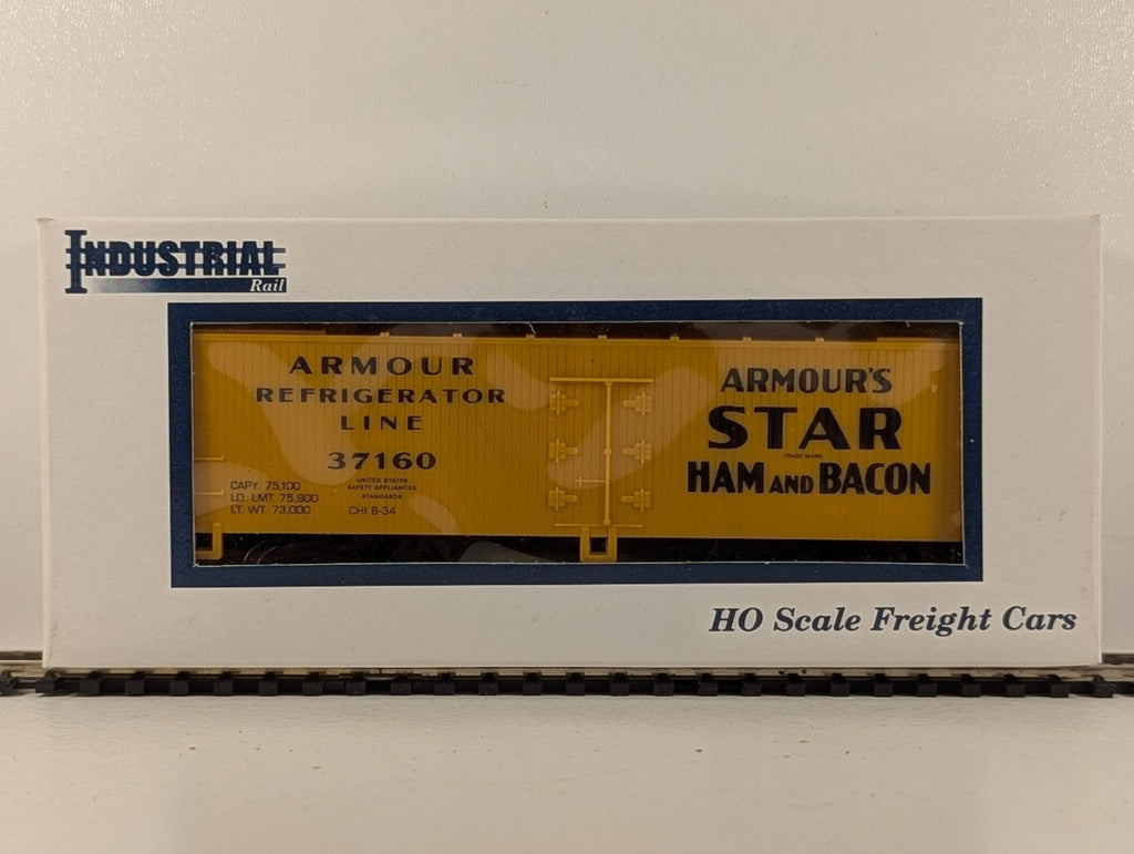 Industrial Rail HO Scale Armour Refrigerator Line Refrigerator Car 3716