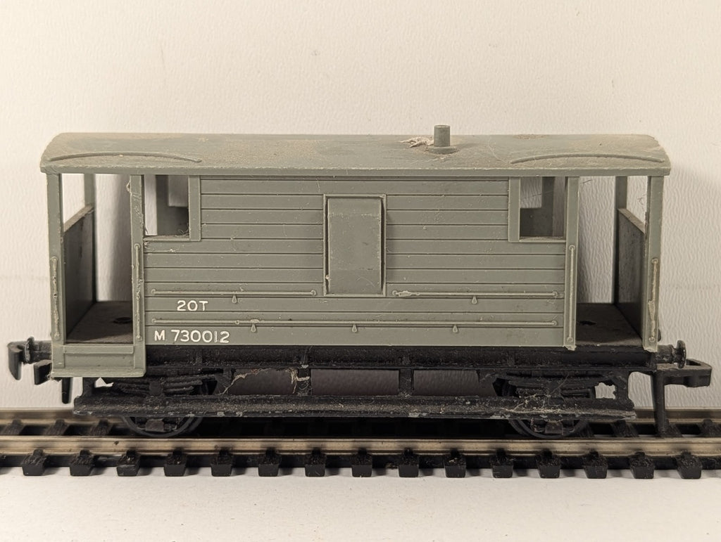 Hornby Dublo OO Gauge LMR 20-Ton Goods Brake Van Goods Wagon M730012 BR LMR Grey