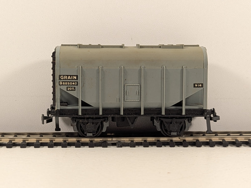 Hornby Dublo 32067 OO Gauge Grey 20-Ton Bulk Grain Wagon - Boxed
