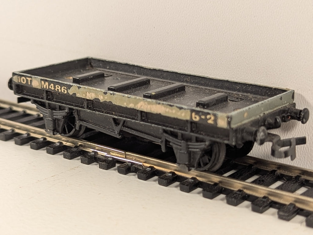 Hornby Dublo OO Gauge 10T Cables Flat Bed Wagon Chipped Paint