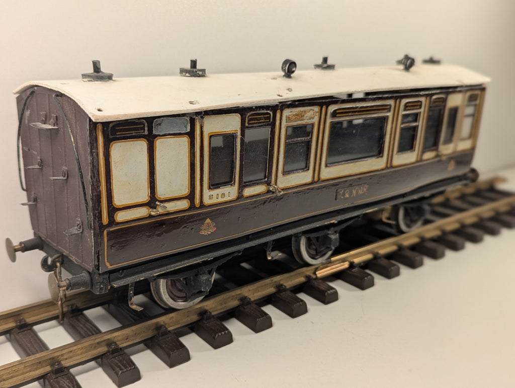 O Gauge LNWR 6 Wheel Passenger Coach G Gauge Wheels