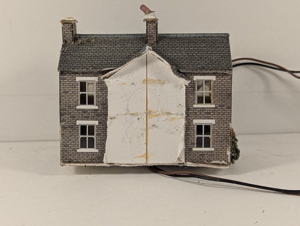 Metcalfe N Gauge stone Town Houses Buildings & Structures With Lights