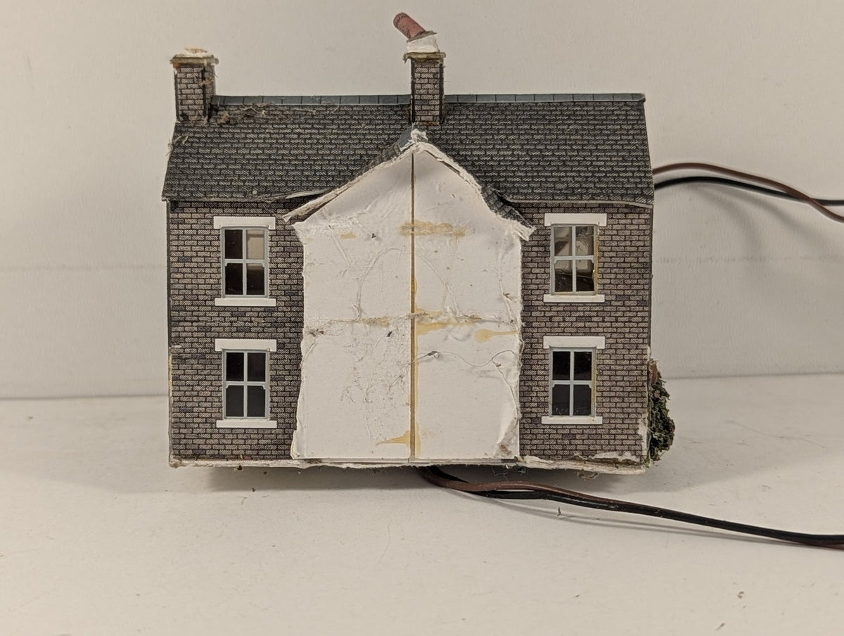 Metcalfe N Gauge stone Town Houses Buildings & Structures With Lights