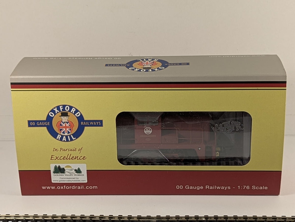 Oxford Rail Diesel Locomotive ICI 'Richard Borrett' finished in ICI Red livery