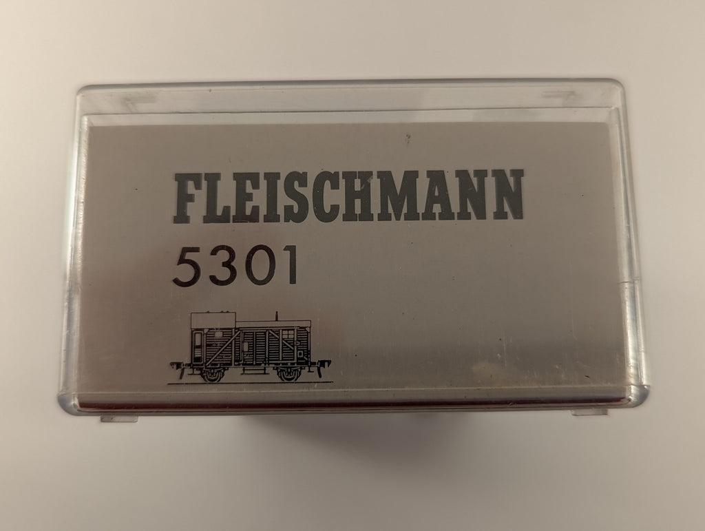 Fleischmann HO Gauge DB Pwg Güterzug-Gepäckwagen Goods Brake Van 124 206