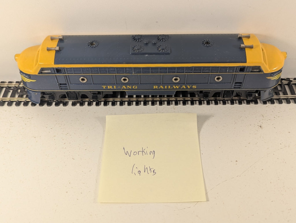 Tri-ang OO Gauge Double Ended Diesel Locomotive 7007 Blue and Yellow