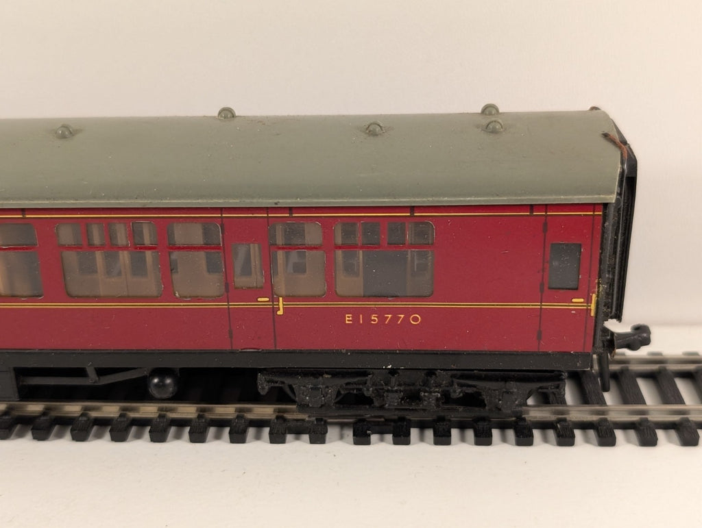 Hornby Dublo 4053 Passenger Corridor Coach BR Maroon E15770
