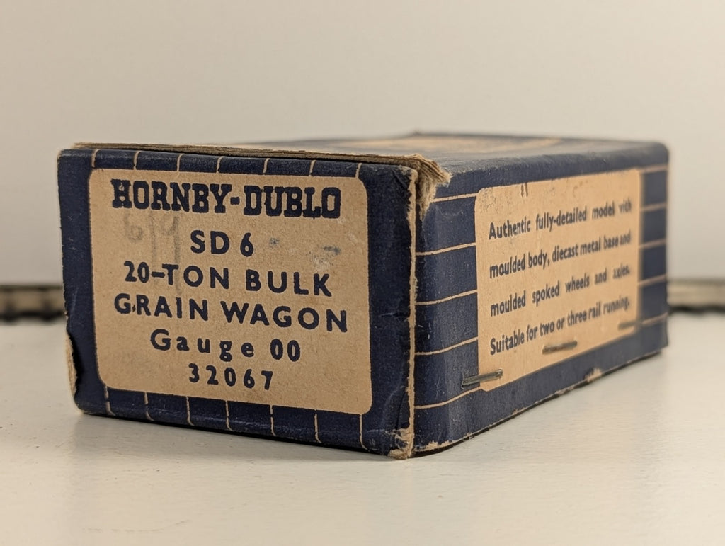Hornby Dublo 32067 OO Gauge Grey 20-Ton Bulk Grain Wagon - Boxed