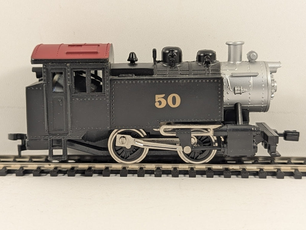Model Power HO Scale 0-4-0 Steam Locomotive 50 Santa Fe 6500