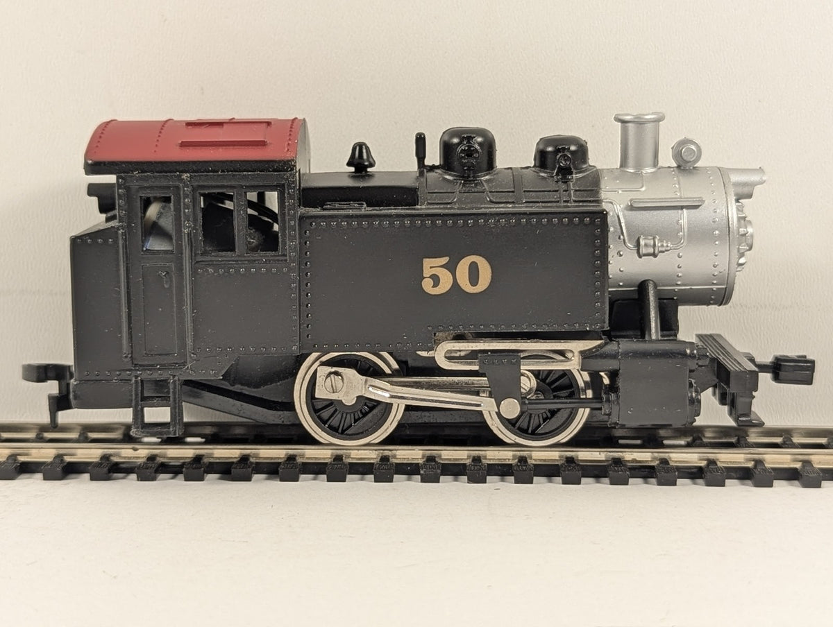 Model Power HO Scale 0-4-0 Steam Locomotive 50 Santa Fe 6500
