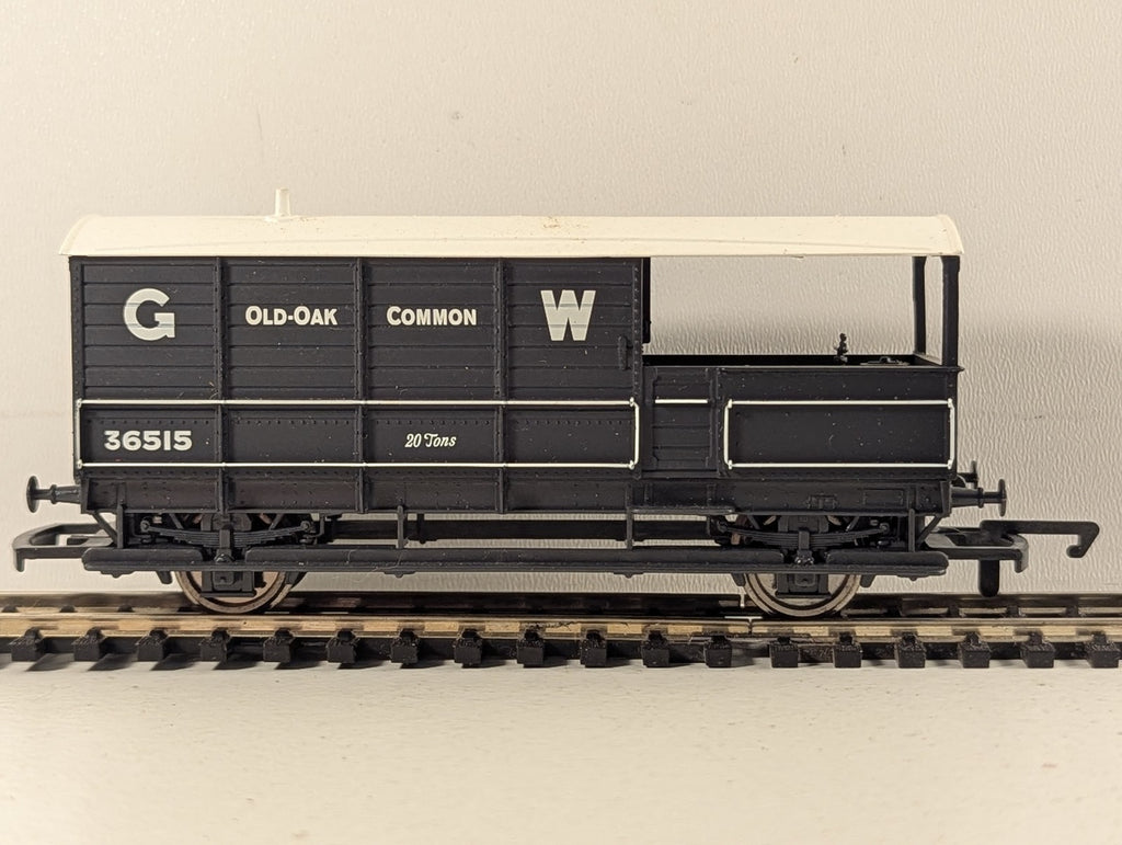 Hornby OO Gauge GWR 20 Ton Toad Brake Van 36515 GWR Black R6123