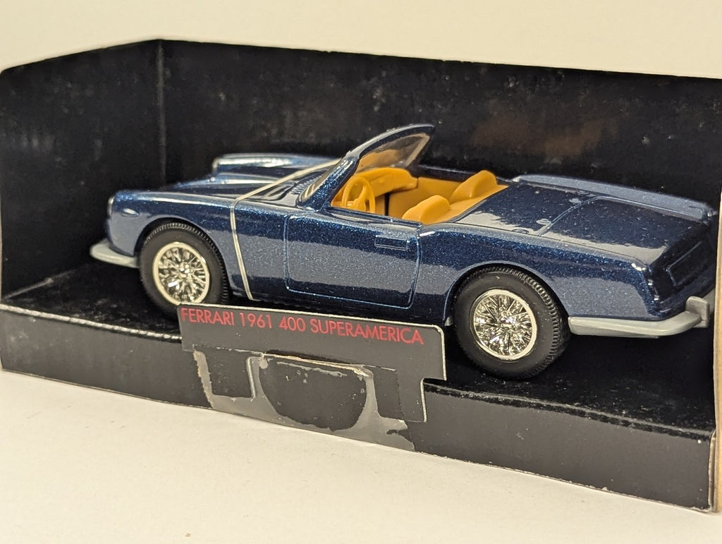 Shell Ferrari 1961 400 Superamerica Die-cast Car Metallic Blue