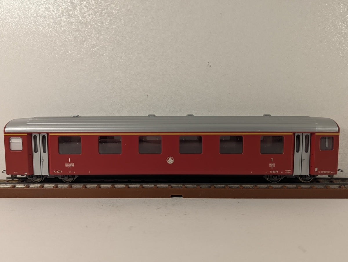 Bemo H0m BVZ 1st Class Coach Passenger Coach A 2071 BVZ Red 3276 501