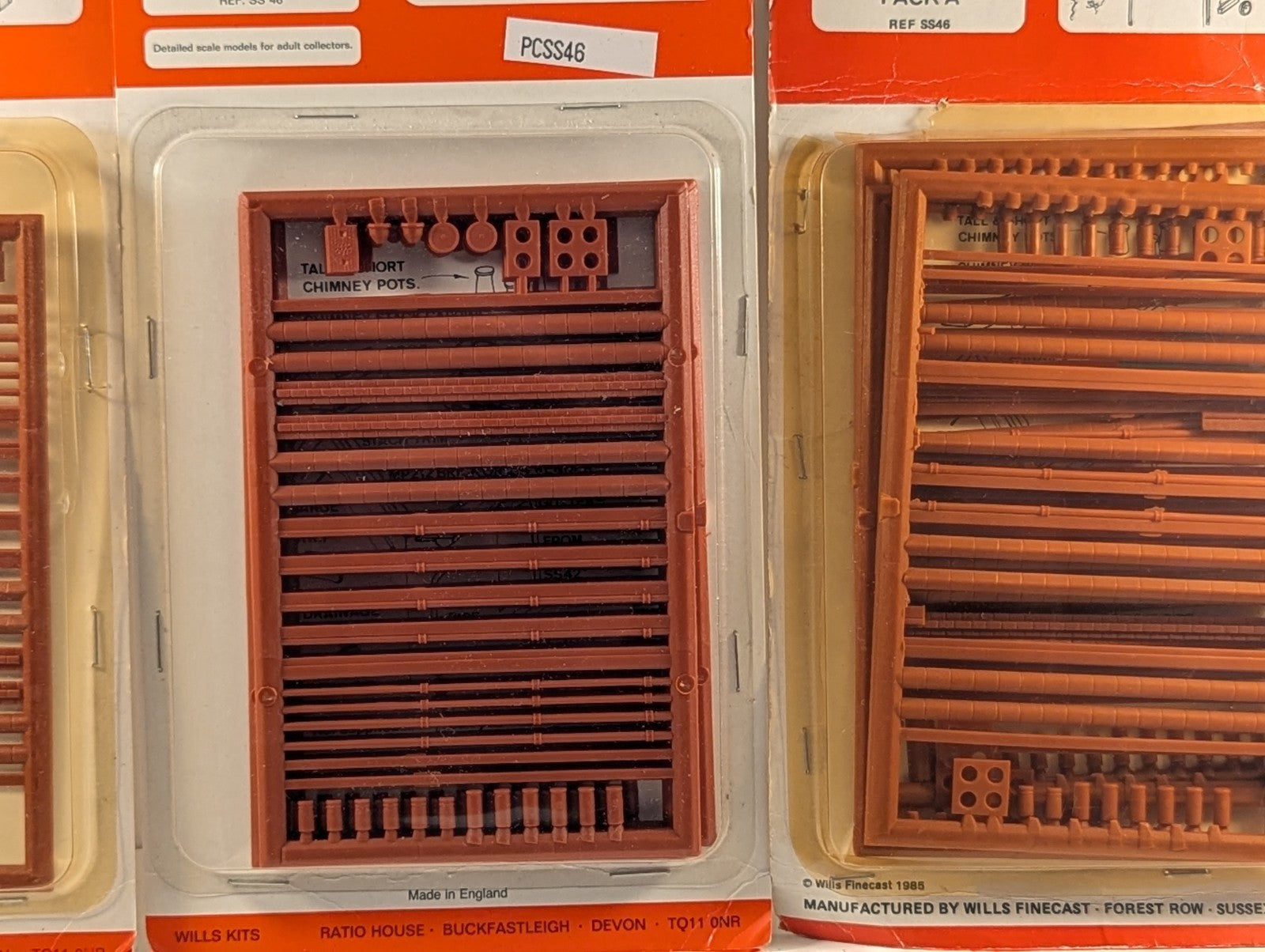 Wills SS46 OO Gauge Building Details Pack A Bundle of 3