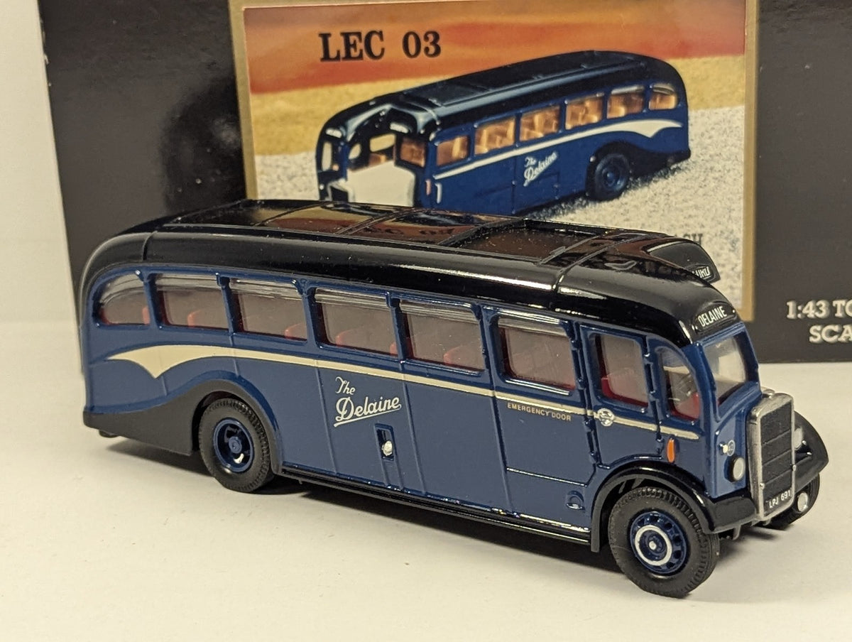 GB Models 1:43 to 1:50 Scale Leyland Tiger PS1/1 Coach Die-cast Coach LPJ 691