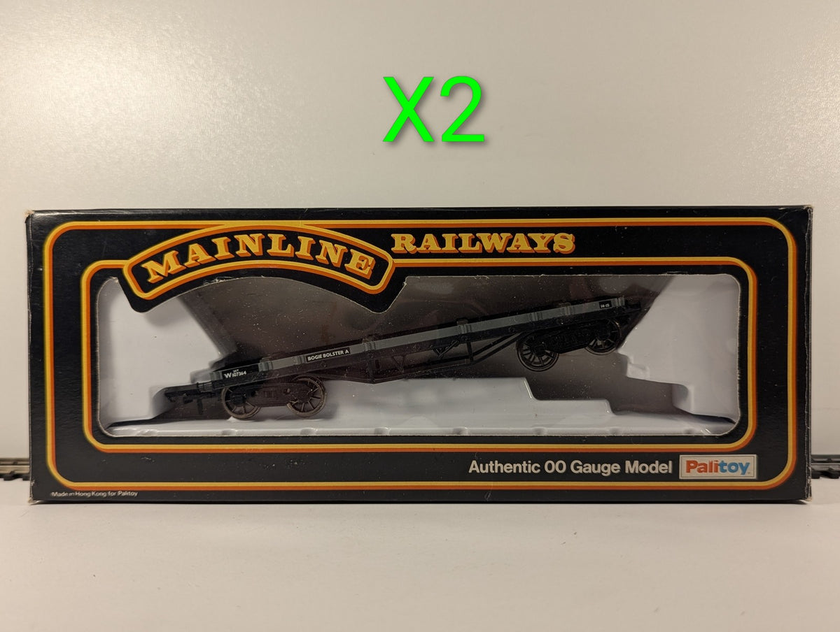 Mainline OO Gauge Bogie Bolster A Goods Wagon W107364 BR Unfitted Grey 937353