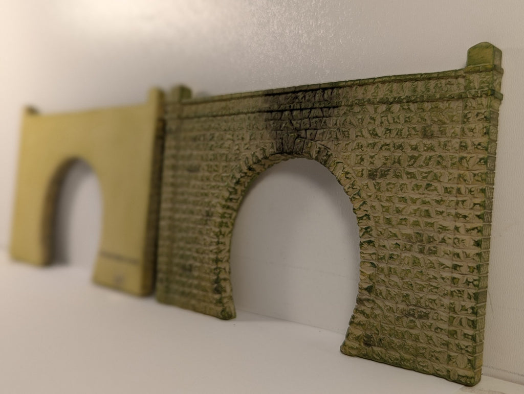 Hornby Skaledale R8509 OO Gauge Stone Tunnel Portals - boxed