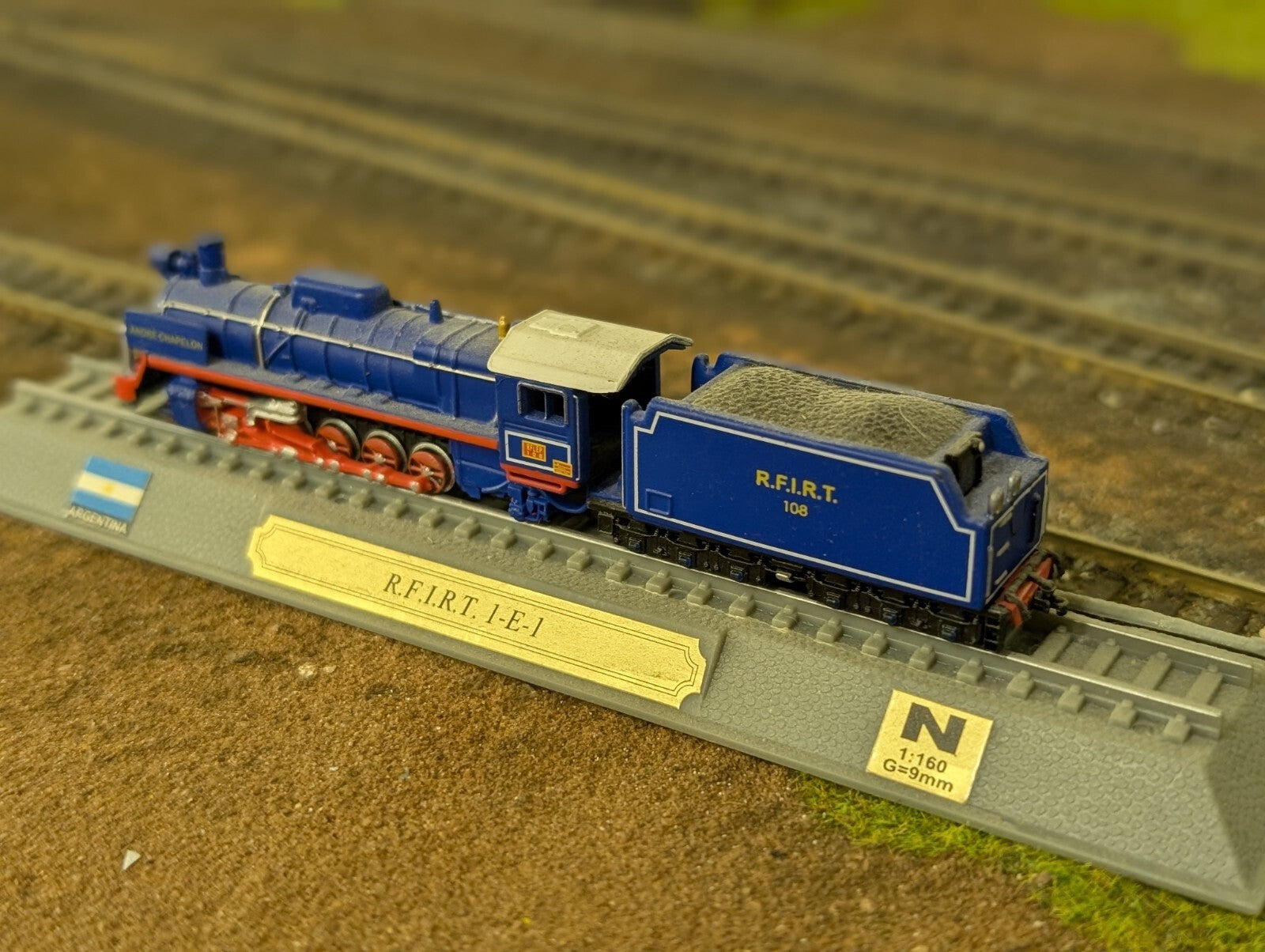 Del Prado RFIRT 1-E-1 Steam Locomotive of Argentina