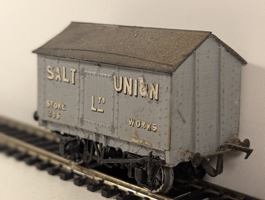 Kitbuilt Salt Van Goods Wagon 295 Salt Union Ltd Grey