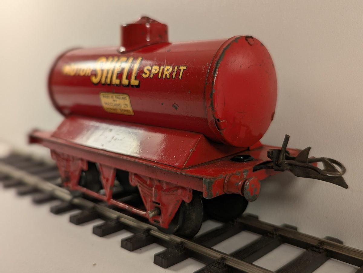Hornby O Gauge No. 1 Motor Shell Spirit Tank Wagon Shell Red